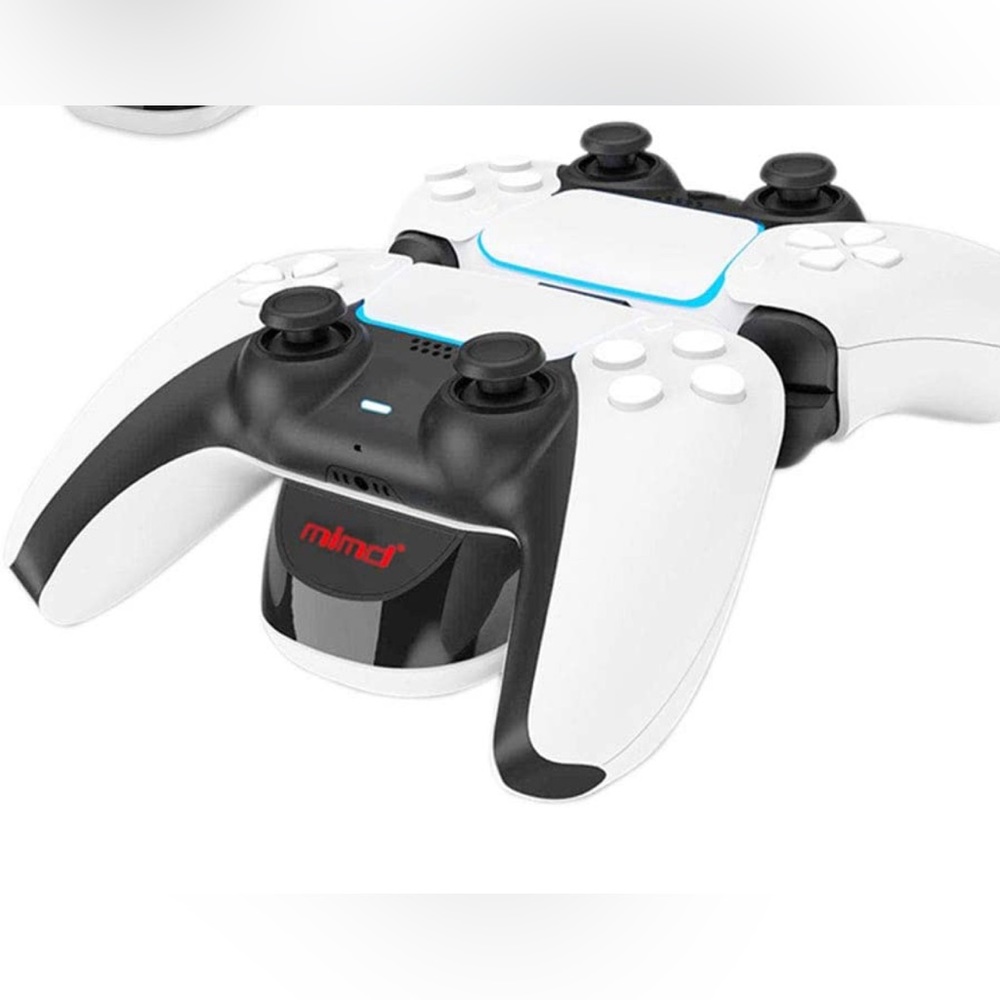 PS5 Controller Charger, Aosai PS5 Wireless Charger Dual USB Fast Charging